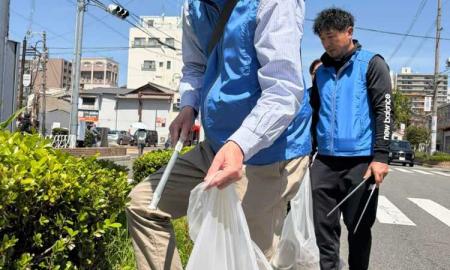 布施駅前清掃活動